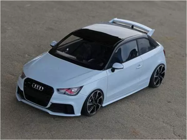 1:18 Audi A1 Quattro 2014 White Met LIMITED EDITION = OVP